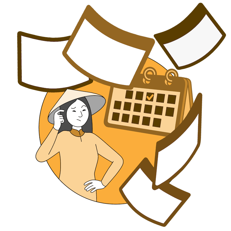 Calendario de seguimiento para compromisos y oportunidades